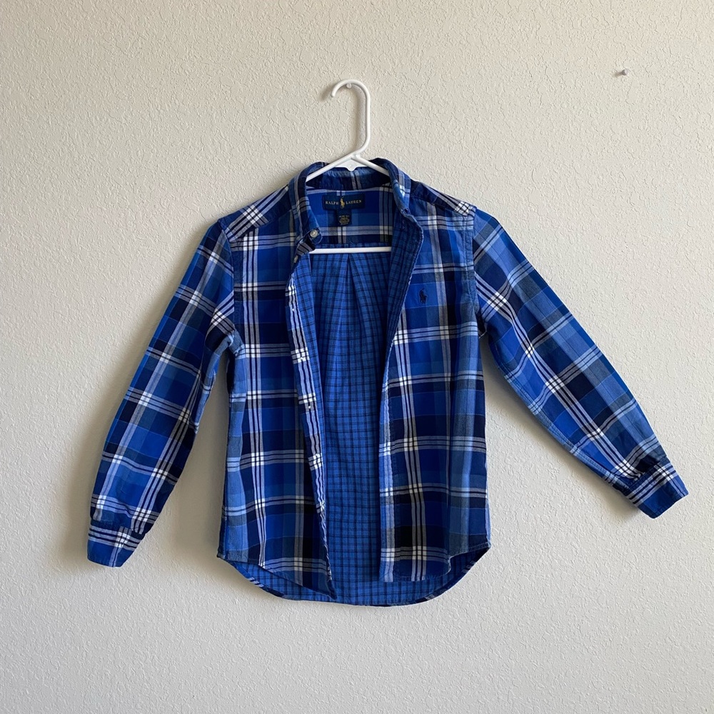 Ralph Lauren’ Kids/Boys Button Down Shirt.  EUC. Sz 10-12 Mediun